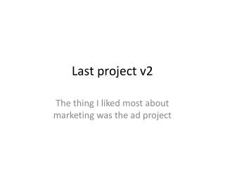 Last project v2