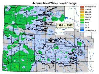 Accumulated Water Level Change