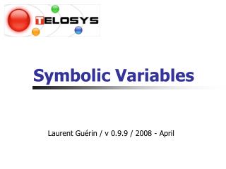 Symbolic Variables