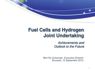 Fuel Cells and Hydrogen Joint Undertaking Achievements and Outlook to the Future