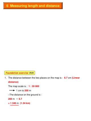 6 Measuring length and distance