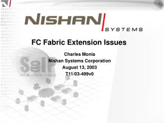 FC Fabric Extension Issues