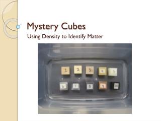 Mystery Cubes