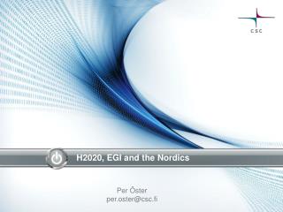H2020, EGI and the Nordics