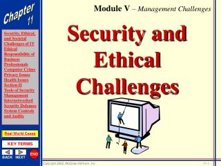 Security and Ethical Challenges