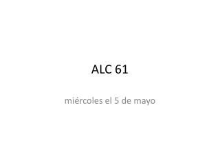 ALC 61