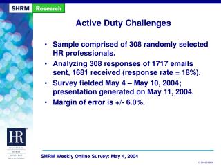 Active Duty Challenges