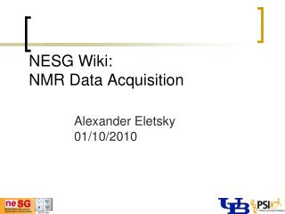 NESG Wiki: NMR Data Acquisition