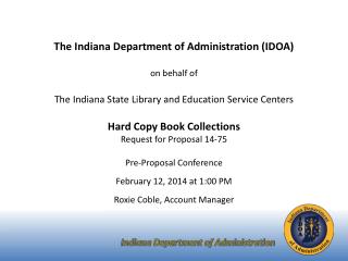 Indiana Department of Administration