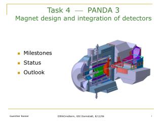 Task 4  PANDA 3 Magnet design and integration of detectors