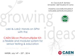 Lab1&amp; Lab2: Hands-on SiPM with the CAEN Silicon Photomultiplier Kit: