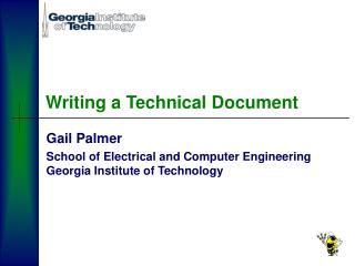 Writing a Technical Document