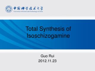 Total Synthesis of Isoschizogamine