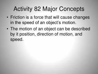Activity 82 Major Concepts