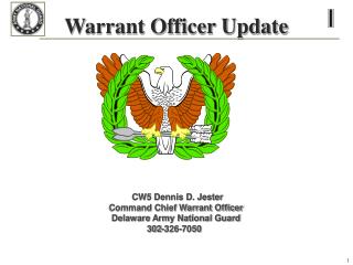Warrant Officer Update