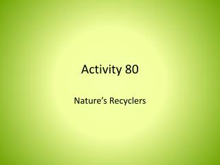 Activity 80