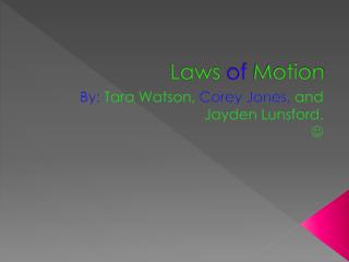 Laws of Motion