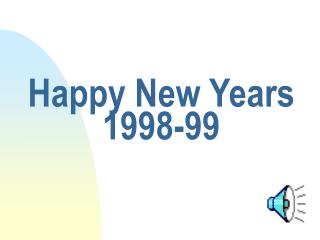 Happy New Years 1998-99