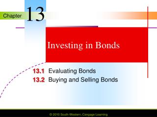 Investing in Bonds