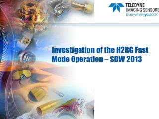 Investigation of the H2RG Fast Mode Operation – SDW 2013