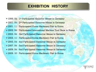 1999. 04 : 1 st Participated Hannover Messe in Germamy