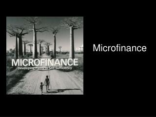 Microfinance