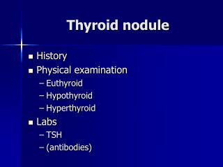 Thyroid nodule