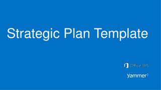 Strategic Plan Template