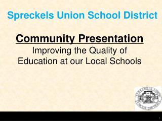 Spreckels Union School District