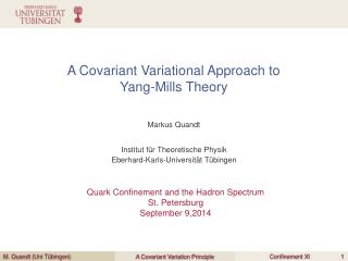 A Covariant Variational Approach to Yang-Mills Theory