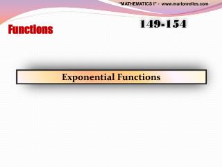 Functions