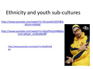 Ethnicity and youth sub-cultures