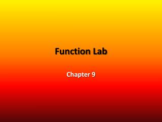 Function Lab