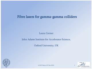 Fibre lasers for gamma-gamma colliders