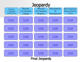 Jeopardy