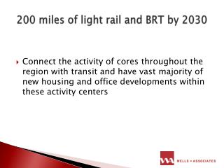 200 miles of light rail and BRT by 2030