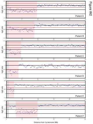 Distance from 1p telomere (Mb)