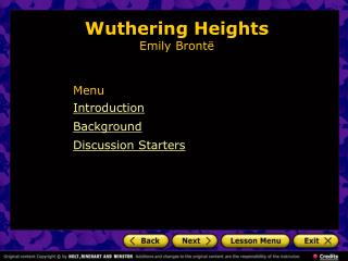 Wuthering Heights Emily Brontë