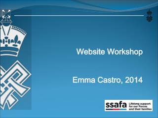 Website Workshop Emma Castro, 2014