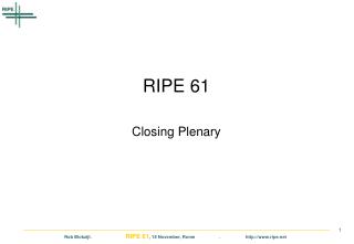 RIPE 61