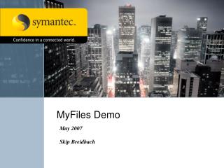 MyFiles Demo