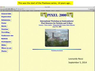 This was the start of the Pixelxxxx series, 14 years ago…