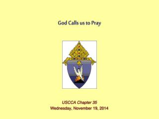 God Calls us to Pray
