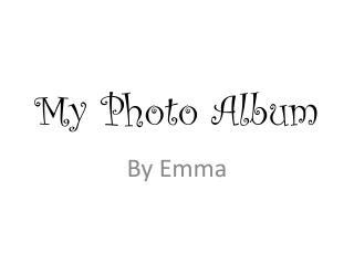 My Photo Album