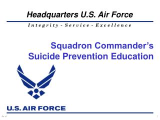 Squadron Commander’s Suicide Prevention Education