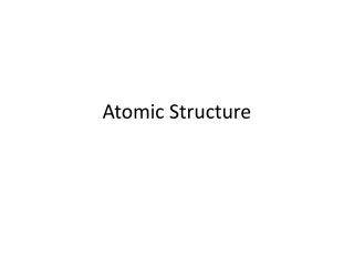 Atomic Structure