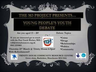Young people’s youth debate
