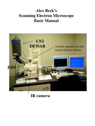 Alex Beck’s Scanning Electron Microscope Basic Manual