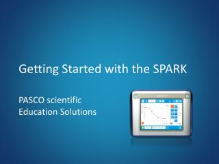 Getting Started with the SPARK