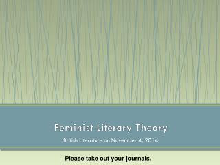 Feminist Literary Theory